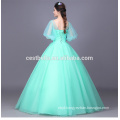Ball Gown Long 2017 Mint Green Quinceanera Dresses Sweetheart Bodice Prom Dress